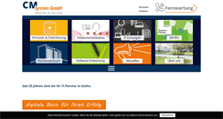 Desktop Screenshot of cm-system.de